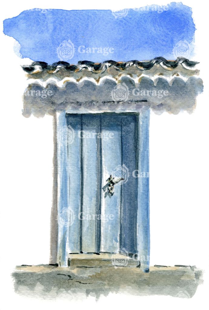 Detalhe porta lateral da Capela de São Sebastião - Campeche - Florianópolis SC Detalhe porta lateral da Capela de São Sebastião - Campeche - Florianópolis SC